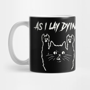 as i lay and the cat Mug